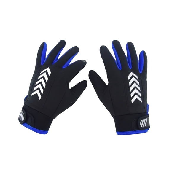 Guante Para Moto Touch Azul