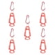 thumbnail image 1 of 5 Clips para Guantes de Exterior, Gancho Multiusos, Soporte para Clips para Guantes, Clip para Guantes Antipérdida, Clip Anticaída para Exteriores Par Rojo, 1 of 5