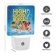 thumbnail image 2 of High School Musical Luz nocturna LED con sensor de anochecer a amanecer para dormitorio, baño, pasillo, escaleras - Lámpara LED nocturna de enchufe, 0.5W - 1 pieza, 2 of 6