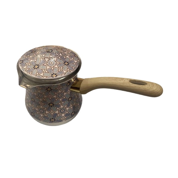 Cafetera árabe Con Tapa, Ideal Para Preparar Café Y Derretir Mantequilla. Resistente.