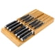 thumbnail image 1 of Organizador de cajones para cuchillos VaeFae Bamboo para 12 cuchillos, 1 of 6