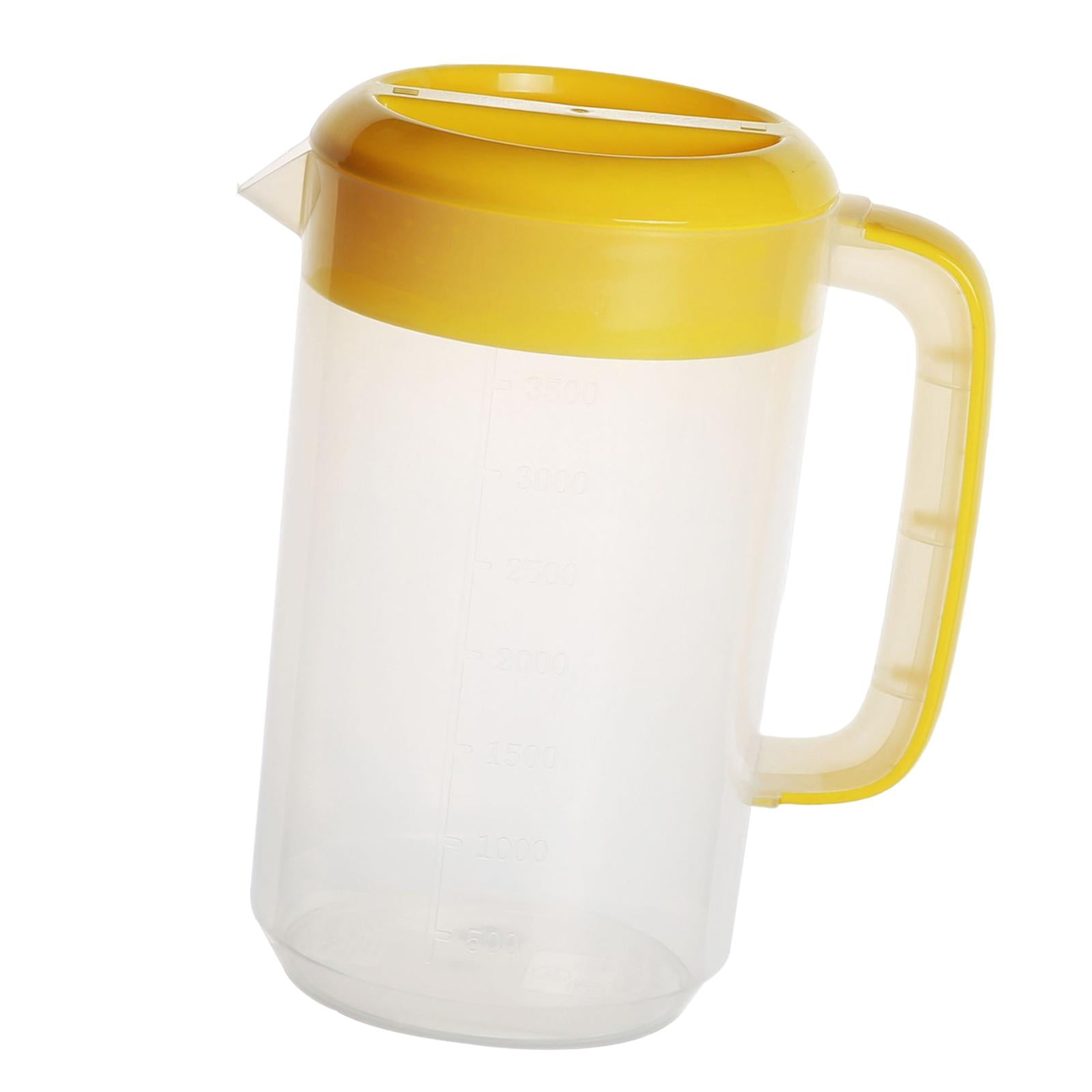 Bothyi - Jarra De Agua De Plástico Con Tapa Jarra Fácil De Limpiar Para Jugo De Restaurante De Té