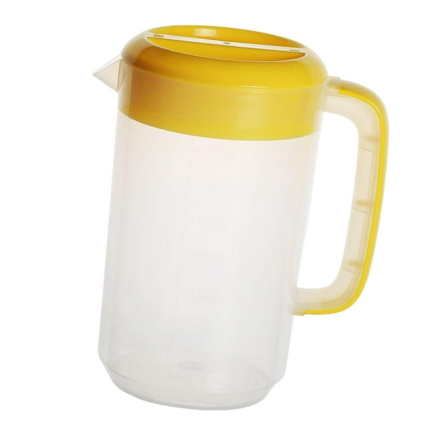 Jarra De Agua De Plástico Con Tapa Jarra Fácil De Limpiar Para Jugo De Restaurante De Té