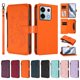 thumbnail image 3 of Funda Cartera Mariposa para [Xiaomi Redmi Note 13 Pro 5G] con Soporte y Cremallera Naranja, 3 of 6