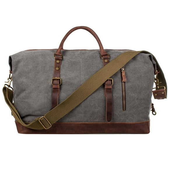 Bolsa de lona S-ZONE para viajes, bolsa de lona de fin de semana para hombre
