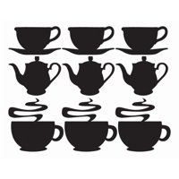 Rienda Libre Graphics - Decomural Tea Coffee Cups Cafe Set Ws-33301