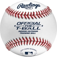Pelotas T-Balls Rawlings Tvb Oficiales Para Jóvenes/6U Paquete De 12 Interior/Exterior