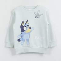 Polerón Cerrado Niña Personaje Verde Bluey