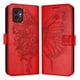 thumbnail image 1 of Funda cartera mariposa para Samsung Galaxy XCover7 Pro con soporte y ranuras para tarjetas Rojo, 1 of 5