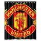 thumbnail image 1 of Cortina de ducha clásica con el logotipo del Manchester United (MUFC) y ganchos (60 x 72 pulgadas), 1 of 3