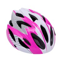 Magideal - Casco De Bicicleta Para Niños, Patinaje Sobre Hielo, Niños Y Niñas, 47-57 Cm, Casco De Ciclismo Para Niños, Casco De Bicicleta Para Niños, Deportes Al Blanco Rosa