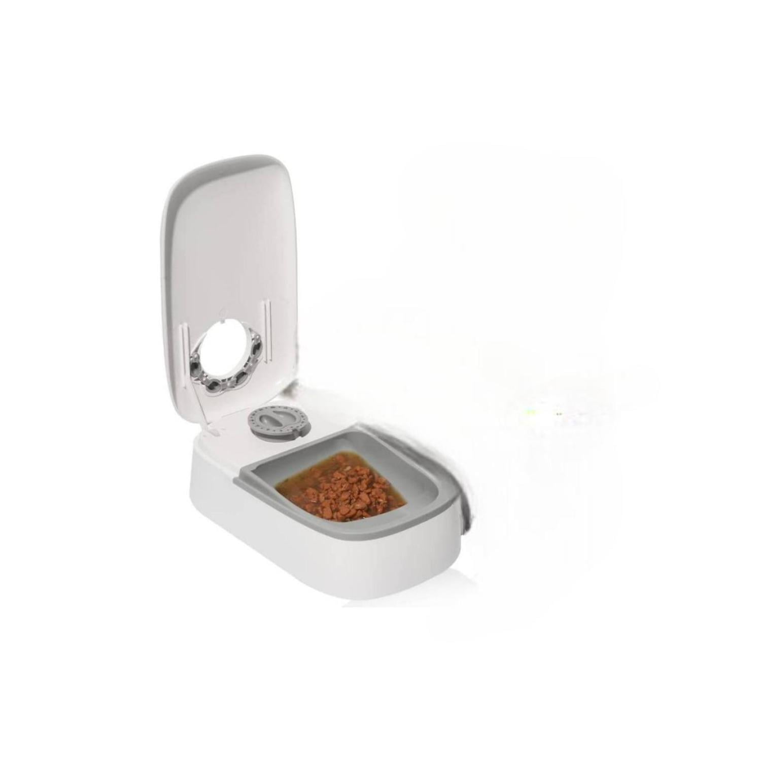 Genérico - Plato De Comida Automatico Temporizador Para Perros Gatos Mascotas