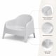 thumbnail image 5 of Sillón Individual Plástico Exterior Gris, 5 of 6