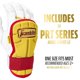 thumbnail image 2 of Protector de manos y muñeca Franklin Sports PRT LG Series para adultos, 2 of 8