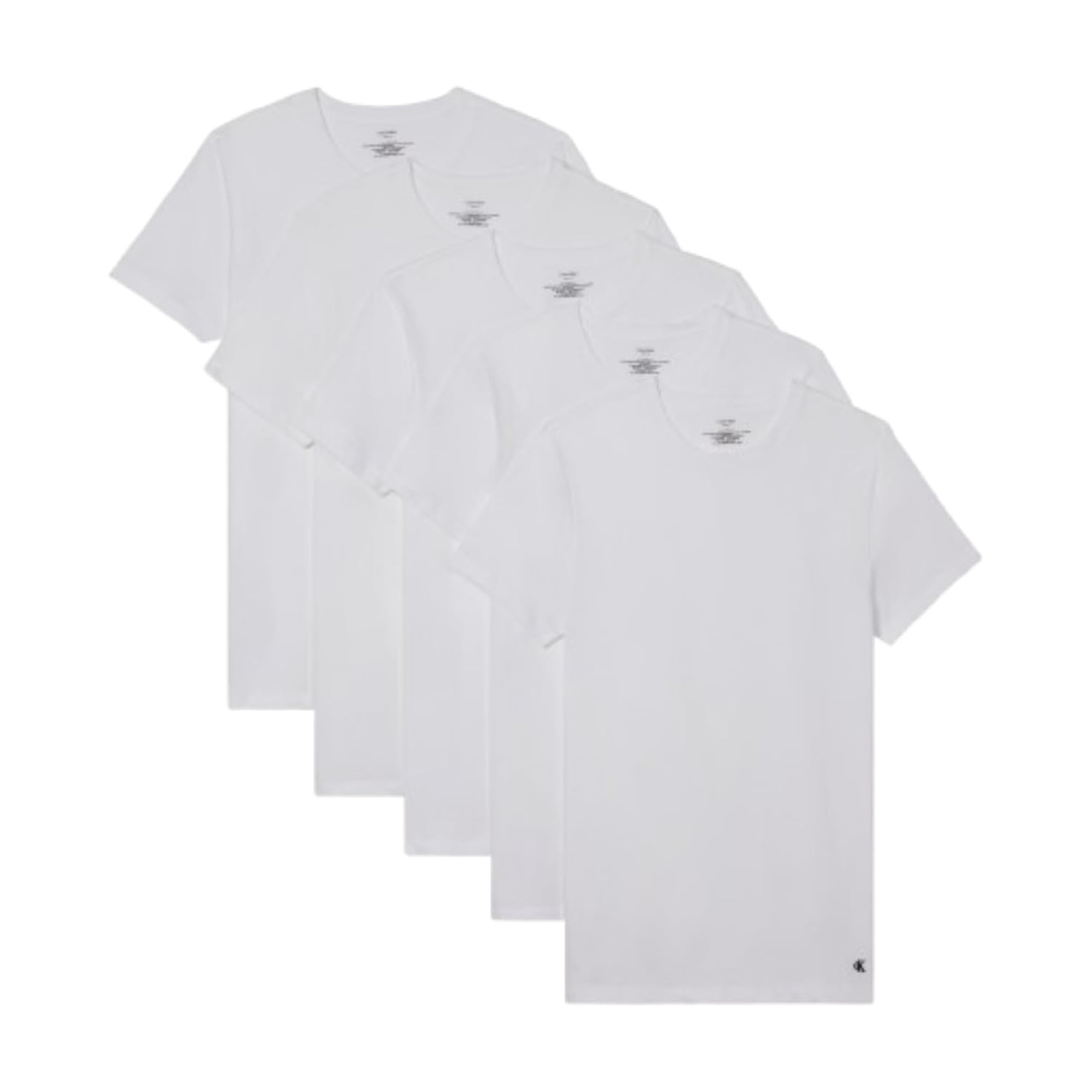 Pack De 5 Camisas Interiores Clásicas De Algodón De Calvin Klein Para Hombre