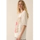 thumbnail image 5 of Camiseta Fashnzfab Duo Flowers Vintage-Wash Oversized Marfil, 5 of 5