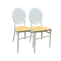 Habita2 Chile - Pack 2 Sillas Moody - Blanco