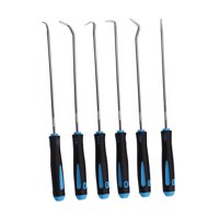 Magideal - Juego De 6 Piezas De Ganzúas Y Ganchos Para Herramientas Manuales De Garaje Y Camiones, Juego De Herramientas De Ganzúas Con Agarres Cómodos