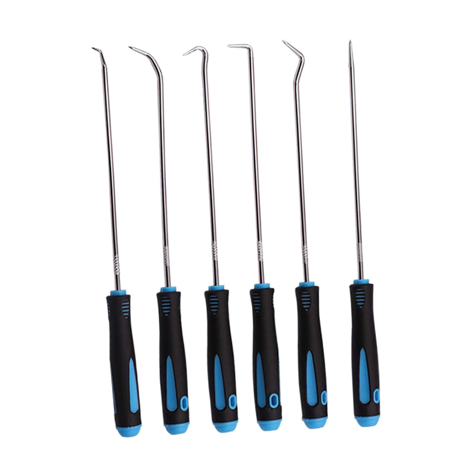 Magideal - Juego De 6 Piezas De Ganzúas Y Ganchos Para Herramientas Manuales De Garaje Y Camiones, Juego De Herramientas De Ganzúas Con Agarres Cómodos