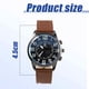 thumbnail image 4 of Reloj de cuarzo con correa de negocios de moda para hombre, estilo casual, retro, con esfera digital, para estudiantes., 4 of 5