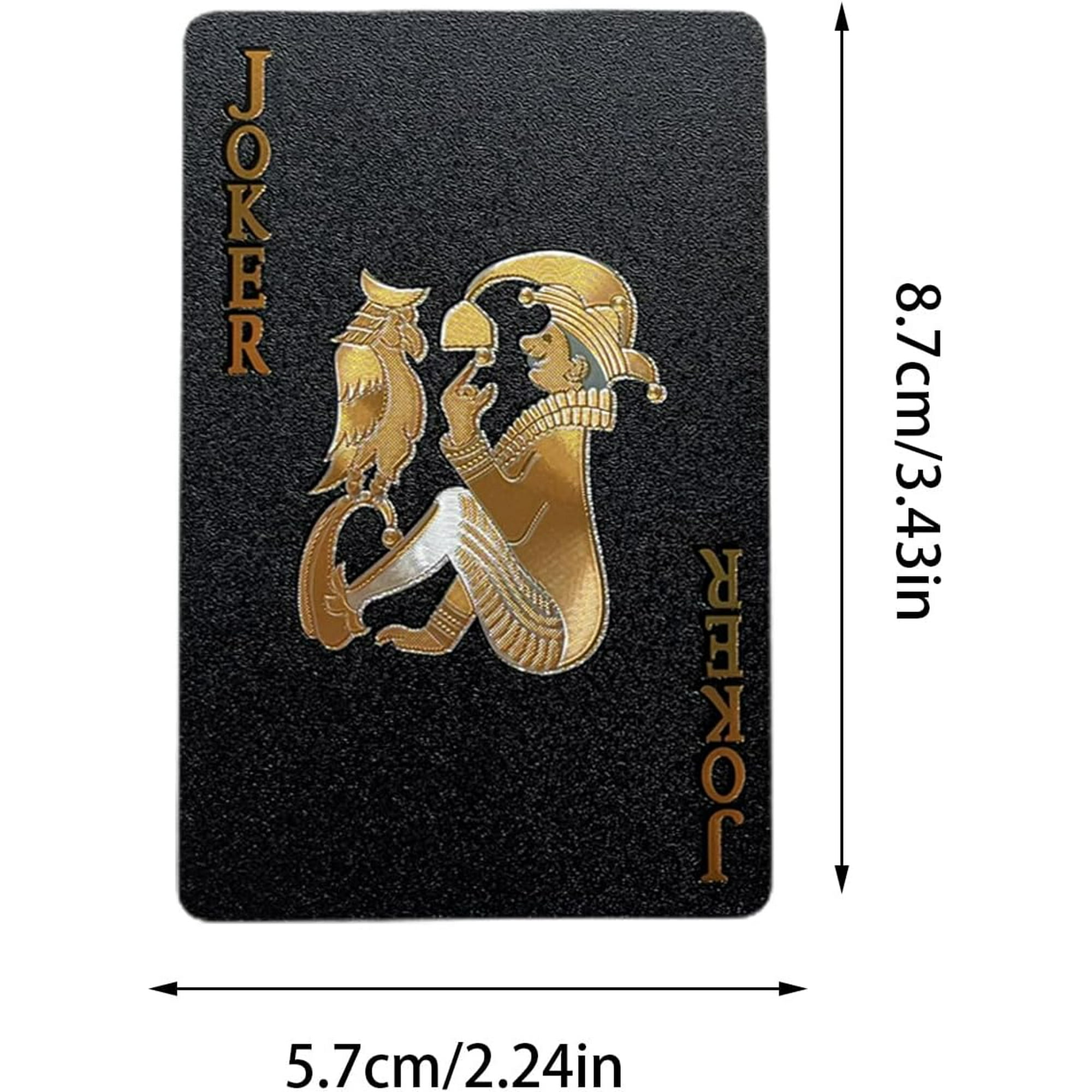 Dym - Baraja Naipe Carta Ingles Negras Plástica Póker Premium