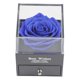 thumbnail image 2 of Caja De Regalo Vacía Caja De Presentación De Pendientes De Joyería Cajón De Reloj De Rosa Externo Azul, 2 of 5