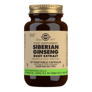 Solgar - Extracto De Raíz De Ginseng Siberiano (60 Cápsulas)