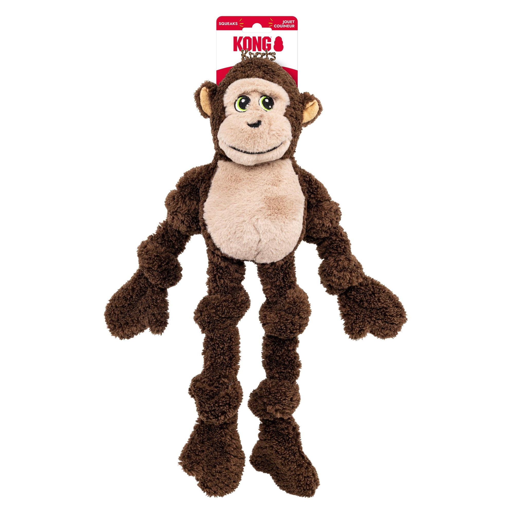 Juguete Para Perros Kong Knots Con Forma De Mono De Gran Tamaño, Tamaño Grande/xl, Con Cuerda