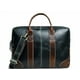 thumbnail image 2 of Cartera Sharo Classic Leather Duffle Blanco y Negro, 2 of 4