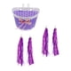 thumbnail image 1 of Ni?os Ni?a Bicicleta Cesta Delantera Soporte De Compra De Bicicleta Y 2 Pares De Serpentina Morado, 1 of 4