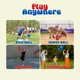 thumbnail image 3 of Set de kickball Bedwina rojo y azul de 23 cm con bomba para niños y adultos, 3 of 9