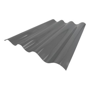 Dvp - Polionda Acanalado Gris Reflectivo Mate 0,7X0,81X2,5Mts