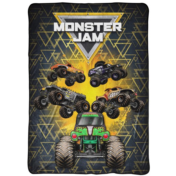 Manta Jay Franco Monster Jam MJ Life, 160 x 230 cm, poliéster
