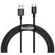 thumbnail image 1 of Cable USB-A a USB-C 1m 100W Carga Rápida (Negro) - Baseus, 1 of 3