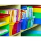 thumbnail image 2 of Organizador de plástico Storex, papelera pequeña para libros, 6 unidades, color verde azulado, 2 of 9