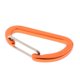 thumbnail image 2 of Mini Mosquetón De Aleación De Aluminio Para Exteriores En Forma De D, Cinta Exprés, Color Naranja Arenado, 2 of 5