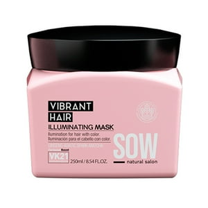 Sow - Vibrant Hair - Máscara Iluminadora Para El Cuidado Del Cabello Con Color Y Mechas 250Ml