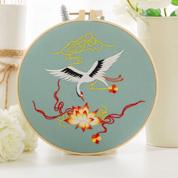 Embroidery Kit Birds Pattern Embroidery Kit For Beginner DIY Handmade Cross Stitch Set