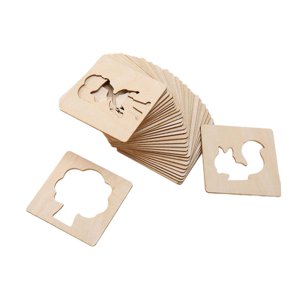 Bothyi - Plantillas De Dibujo Resistentes Para Niños En Edad Preescolar, Para Pintar, Dibujar Y Crear Arte (50 Unidades)