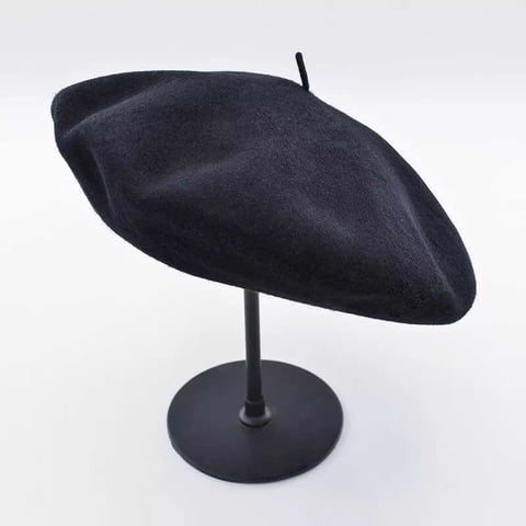 Mercado Cbf - Boina Estilo Frances, Sombrero Simple Y Elegante Negro Estandar