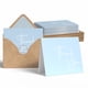 thumbnail image 1 of Tarjetas de agradecimiento VNS Creations 20 unidades 10 × 15 cm azul claro, 1 of 8