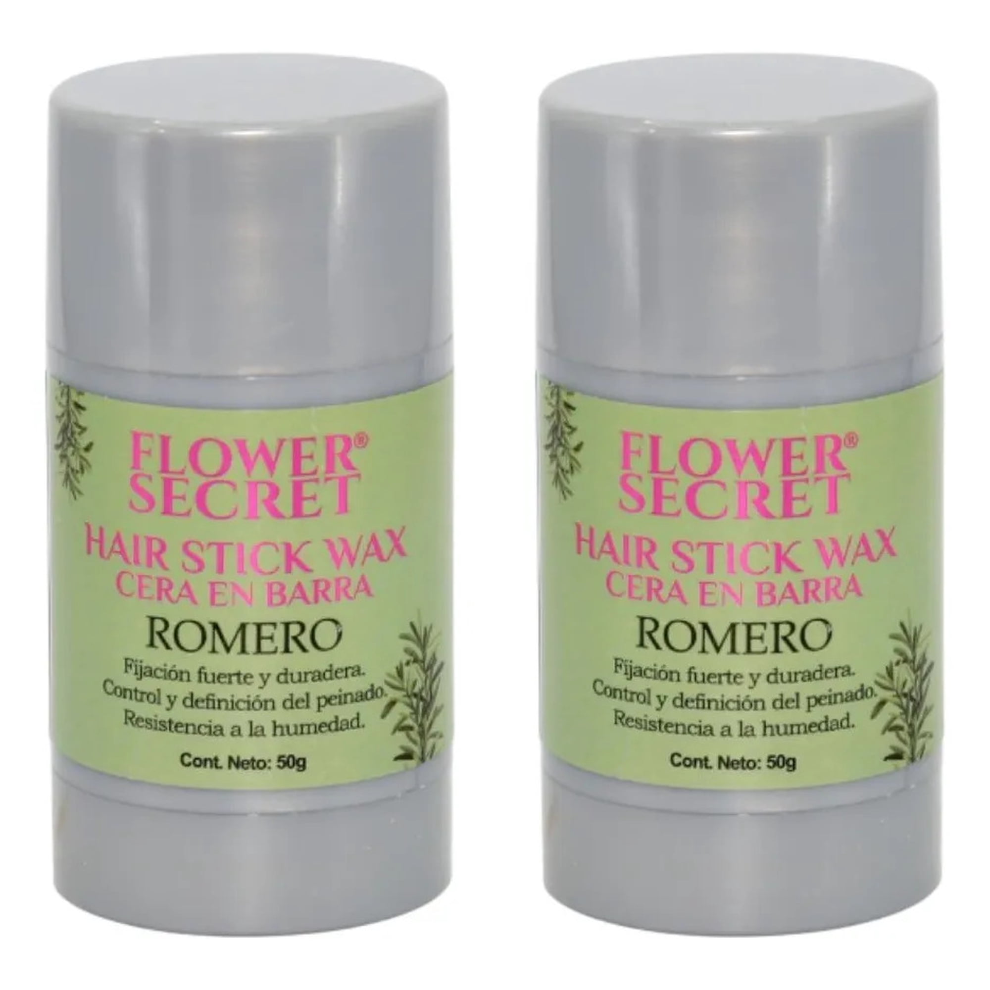 Genérico - Set 2 Cera En Barra Para Peinar Con Romero Para Cabello Lau