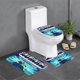 thumbnail image 1 of Perdimos a Nuestro Humano Juego de 3 alfombras de baño de coral fleece: tapete de baño + alfombra de inodoro en forma de U + funda de tapa de inodoro en forma de O, 1 of 6