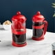 thumbnail image 4 of Cafetera Francesa Vidrio Borosilicato 600ml Rojo Cali Lugano, 4 of 4