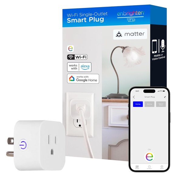 Enchufe Inteligente Enbrighten Matter WiFi 2.4 GHz