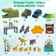 thumbnail image 2 of Set Track Playset IQkidz Dinosaur World con 1 coche de dinosaurio, 216 piezas, 2 of 9