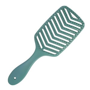 Ioensy - Cepillo De Pelo Profesional Con Ventilación Para Desenredar Suave Y Duradero Para Todo Tipo De Cabello Verde Oscuro