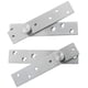 thumbnail image 1 of Bisagra de pivote Bisagras de puerta giratorias 360 grados de desplazamiento de ejes de rotación Bisagras de puerta ocultas que ocultan la bisagra hacia abajo del eje, paquete plateado de 2, 1 of 3
