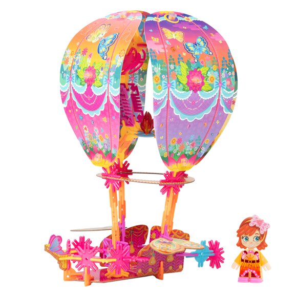 Set de Juego Figuras PINXIES Globo Aerostático Mariposa 135 piezas