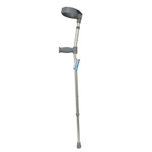 Maxcare - Bastón Muleta Codera Movil Canadiense Talla M Gris M